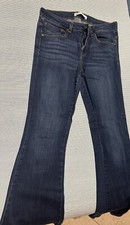 Jeans a zampa a vita bassa , taglia M