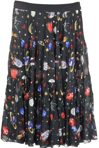 Maxi gonna chiffon - maxi, in