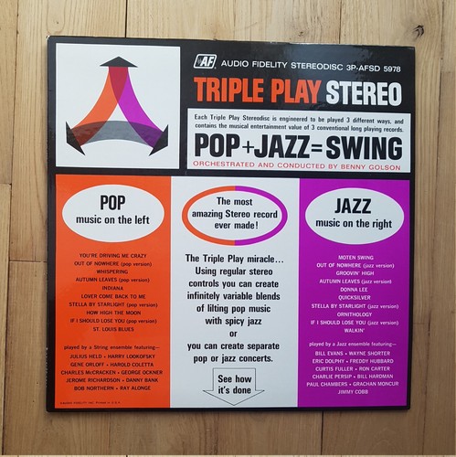 Benny golson triple play - benny, –