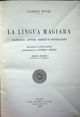 Lingua magiara grammatica - la, magiara: