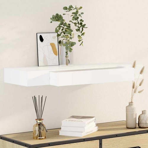 Mensole con cassetti bianco - 2x,