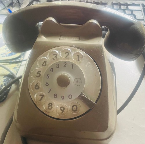 Telefono vintage bigrigio - telefono,