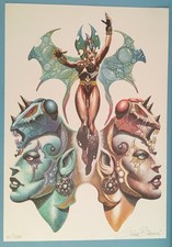 Simone Bianchi - Stampa numerata e firmata  a lapis 10/250 su carta pesante