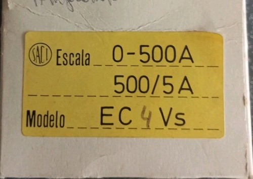 Saci ec4vs amperometro - ec4vs,