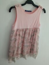 Vestito E Giacchetto Stampa Minetica Bambina Taglia 6 Anni Original Marines