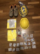 Set Antinfortunistico Scarpe Antinfortunistiche, Caschi, Gilet, Tappi, Occhiali
