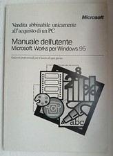 Manuale dell'utente Microsoft Works per Windows 95