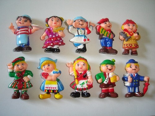 Set figurine gomma culture - set,