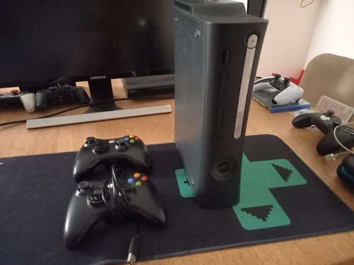 Xbox 360 120gb elite completa - xbox,