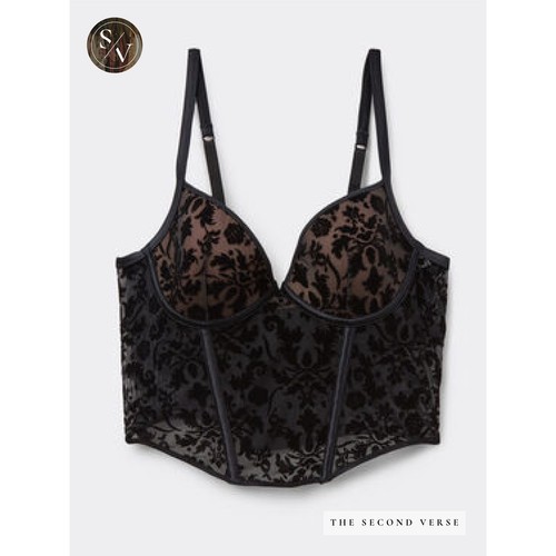 Tezenis corsetto nero velluto
