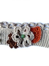 bracciale fascia ecru, puro