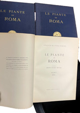 1962 LE PIANTE DI ROMA 3 VOLUMI TESTO,PIANTE ANTICHE, PIANTE DAL 1630 -A. FRUTAZ