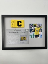 Fascia Da Capitano Waldemar Anton Firmata In Cornice Borussia Dortmund COA
