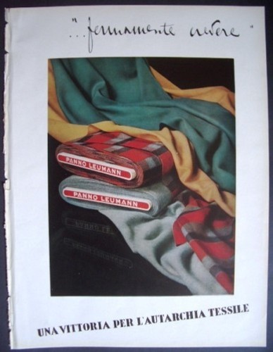 1940 autarchia tessile stoffe - tessile,