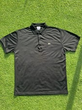 Polo Lacoste negro clásico -