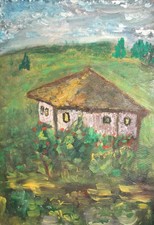 Dipinto ad olio vintage