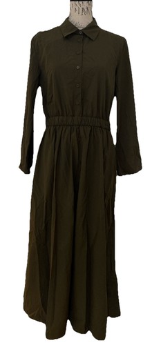Abito zara kaki maniche lunghe - zara,