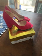 Scarpe rosse open-toe eleganti