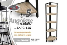 Scaffale angolare libreria - scaffale,