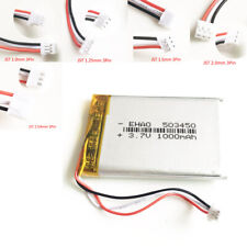 Batteria ricaricabile Lipo 3,7 V 1000 mAh JST 3 pin 2 pin spina 503450 per fotocamera GPS