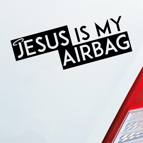 Adesivo auto jesus my - is,