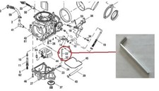 Asta pompa acceleratore carb
