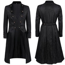 Cappotto giacca cappotto uomo vittoriano steampunk coda rinascimentale medievale costume top
