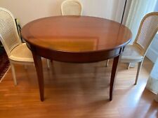 TAVOLO da PRANZO HAUTEVILLE di ROCHE BOBOIS, in ciliegio massiccio di Francia