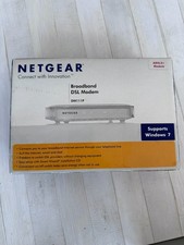 Netgear DM111P v2 Modem router ADSL2 con scatola e accessori