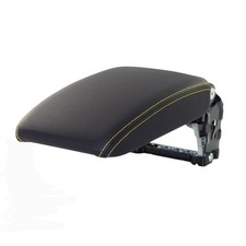 Bracciolo centrale bracciolo anteriore VW Golf 5 V 6 VI Eos Scirocco nero cucitura gialla