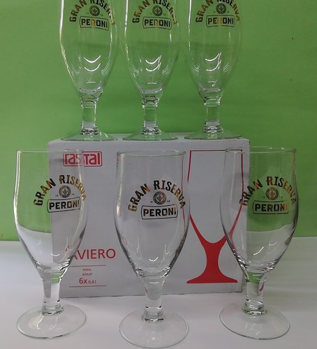 Birra peroni bicchieri - 6,