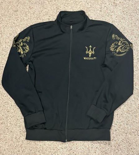 Felpa nera oro - , maserati