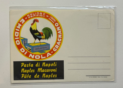 Cartolina epoca pastificio - d'epoca,
