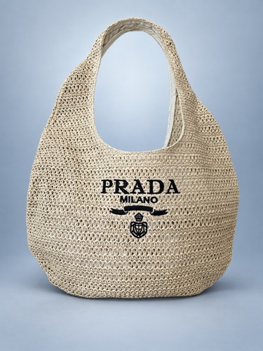 Nuova borsa prada beauty rafia - nuova,