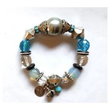 Reminiscence bracciale, elementi placcati argento, vetro sfaccettato ottimo stat