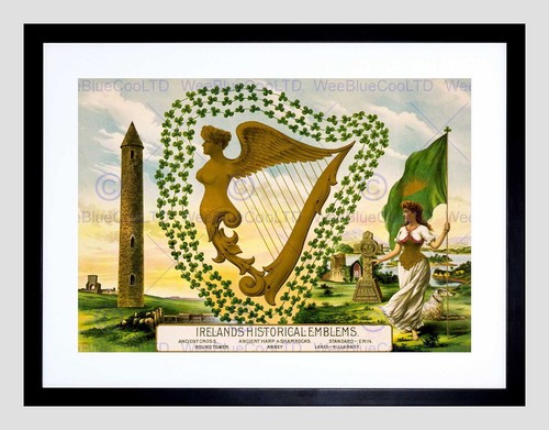 86268 irlanda disegno emblema - disegno,
