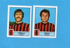 PANINI CALCIATORI 1975-76-Figurina n.425- TURELLA+NICOLI - FOGGIA -Rec