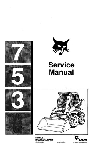 Bobcat 753 skid steer loader - 753,