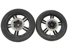 RUOTA ANTERIORE + POSTERIORE SYM HD2 200i (2010-2017) CERCHIO + GOMMA