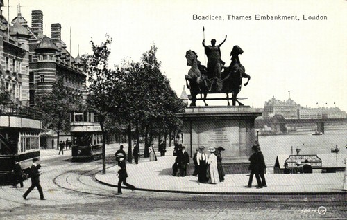 Londra boadicea argine del - londra,,