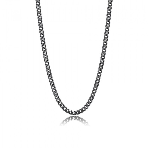 Collana acciaio brunito - collana, in