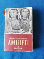 Contini Bonacossi Amuleti Bompiani 1945 1a edizione dedica autografa autore