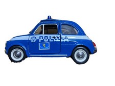 Fiat 500 Polizia di Stato Burago 1:21 da collezione ottimo stato d’uso