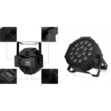 2 PROIETTORI 18 LED RGB DMX