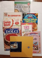 Lotto 8 Riviste Libretti Ricette Cucina Dolci Torte Crostate. Indici glicemici