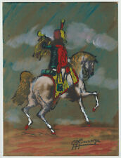 GIOVAN FRANCESCO GONZAGA LITOGRAFIA SU OTTONE ? RETOUCHE' A TEMPERA USSARO