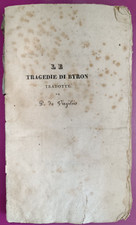 I DUE FOSCARI da LE TRAGEDIE di LORD BYRON.DE VIRGILIS-PALERMO 1835-R@RO-12193