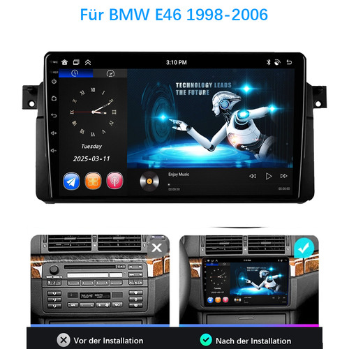 Per bmw e46 1998 2006 - 1998-2006, stereo