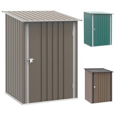 Outsunny Casetta Porta Attrezzi e Porta 100x103x160cm Acciaio