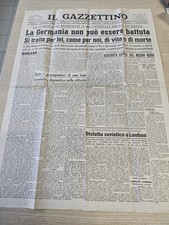 Giornale Rivista Il Gazzettino Venezia Rsi REPUBBLICA Sociale Italiana Marzo1945